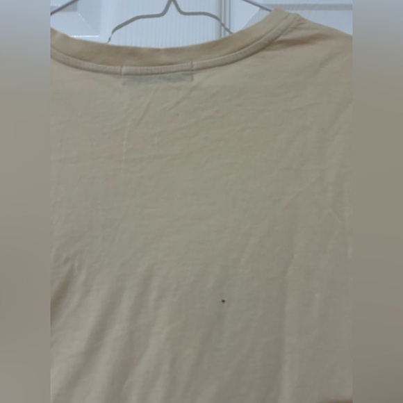 daydreamer Led Zeppelin Tour 1975 Boyfriend Tee in Sand sz large - Picture 6 of 7